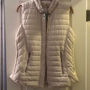 Cream Quilted Vest